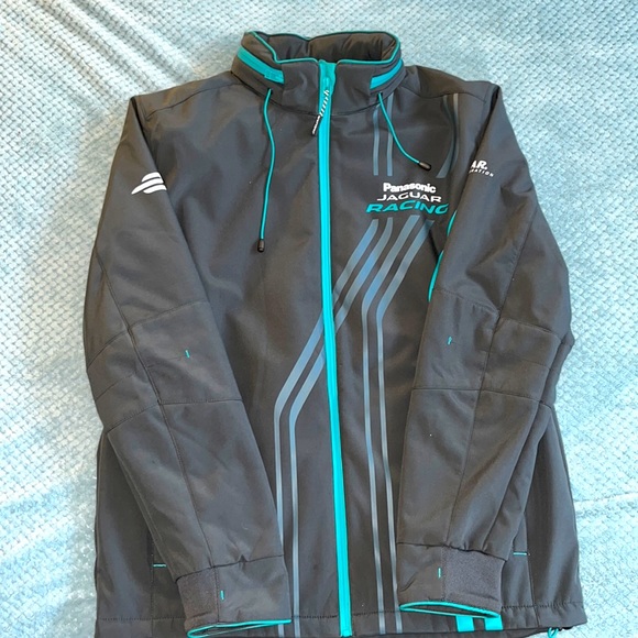 UNISEX PANASONIC JAGUAR RACING SOFT SHELL - Picture 1 of 2